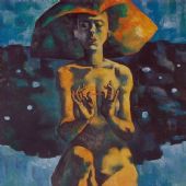 《编制梦想》175x80cm 布面油画 2002年