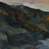 《尘封的记忆-抗日战场》50x120cm2015年布面油画