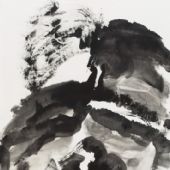 面具 180×98cm 纸本设色 2016