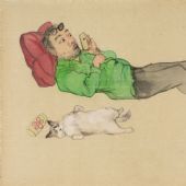 最远的距离 43×38cm 纸本设色 2017_