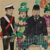 圣帕特里克节之三 43.3×37.5cm 纸本设色 2017