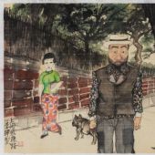 武康路的春天 43×38cm 纸本设色 2018