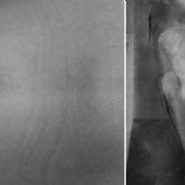 《他拍-肤》水墨宣纸，影像180cm ×220cm,2013