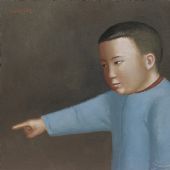 小孩，50X60CM,2012年