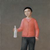 一瓶酒，2012年，160X110CM