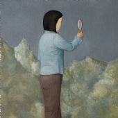 镜子 布面油画 135X110CM 2012年