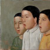 唱歌，45X60CM,2013