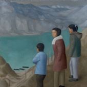 段建伟 水库-2  2016 布面油画 180×150cm