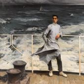 东渡-林岗 油画 135x200cm 1976-1977 私人收藏