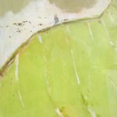 倒影-林岗-43×38cm-纸板油画-1977