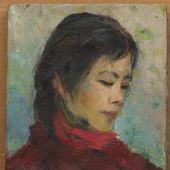 厐壔像  27x22.5 布面油画 1959