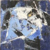 工地 45x36cm 油画、麻胶板 1998