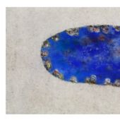 天空100×200㎝纸本色粉2014年