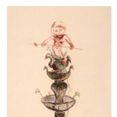 盛世物语之五90×60㎝纸本色粉2014年