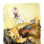 吹角连营76x56cm纸本色粉2010