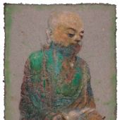 4-5无语箴言之四90×60㎝纸本色粉2016年