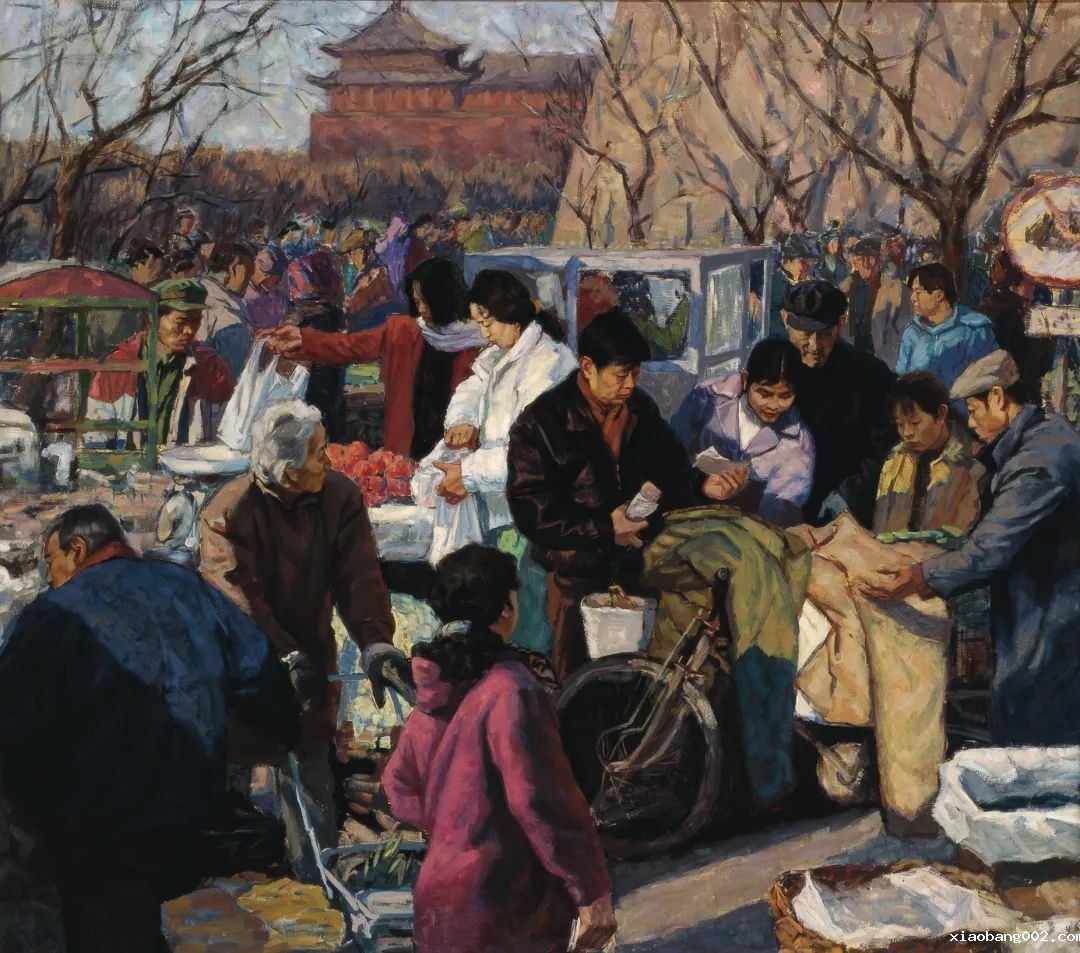 12 Xie Yan, Forbidden City in the Morning, 185cm×205cm, Oil on canvas, 1997, CAFAM Collection.jpg