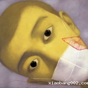 Zhang Xiaogang, Amnesia and Memory No.12, 2002; Oil on canvas, 50 x 60 cm