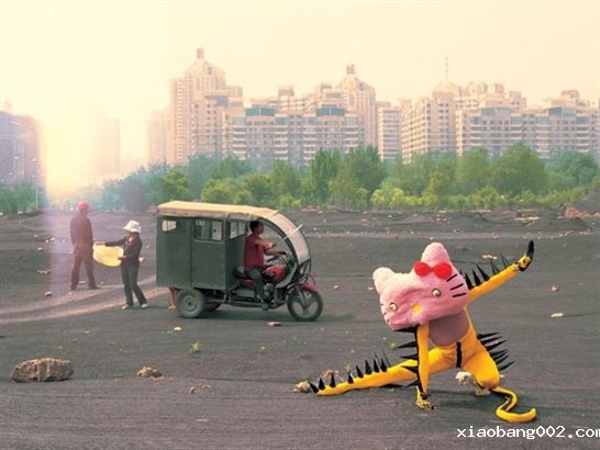 Cao Fei, "Hello! Kitty", 2005; C-print, 90X120cm