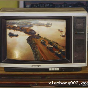 07 Chen Xi, Chinese Memories Series-Three Gorges Project, 2009; oil on canvas, 150x180cm