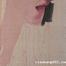 Li Fan, Black Dream, 2006; acrylic on paper, 148x75cm