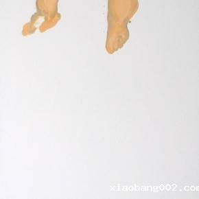 Li Fan, Hydrotherapy, 2008; Paint on linen, 90x250cm