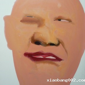 Li Fan, Trustee, 2006; paint on linen, 80x60cm