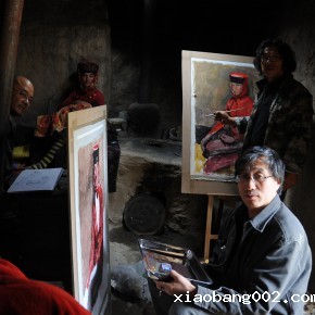 104 Li Xiaolin took sketch in 2011 on the Pamirs