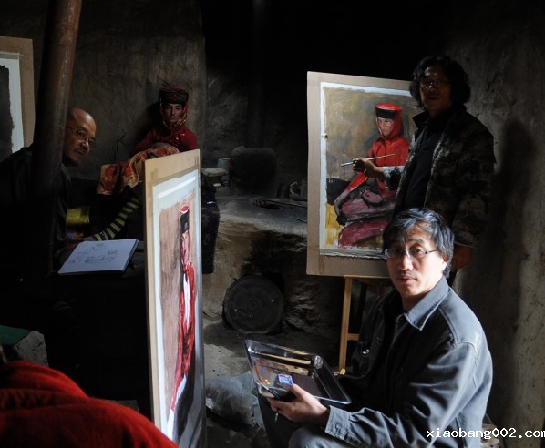 104 Li Xiaolin took sketch in 2011 on the Pamirs