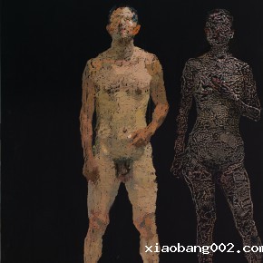 07 Yuan Yuan, He No.3, oil on canvas, 300 x 180 cm, 2013