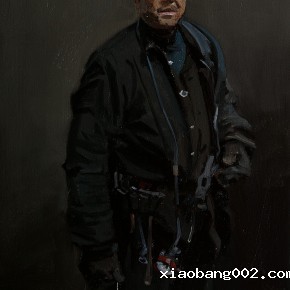 16 Yuan Yuan, The Miner No.1, oil on canvas, 116 x 80 cm, 2010