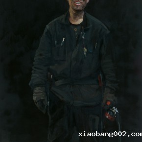 19 Yuan Yuan, The Alert No.2, oil on canvas, 200 x 100 cm, 2010