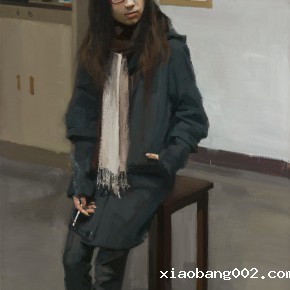 25 Yuan Yuan, A Warship, oil on canvas, 200 x 200 cm, 2011