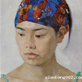 37 Yuan Yuan, The Study of Female Body, oil on canvas, 100 x 80 cm, 1996