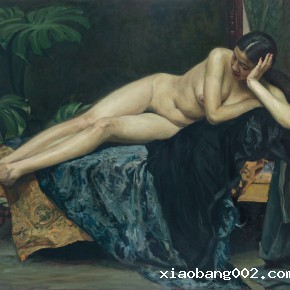 46 Yuan Yuan, The Dude in Front of the Mirror, oil on canvas, 110 x 145 cm, 1993