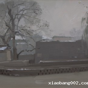 51 Yuan Yuan, Zhangbi Village, oil on canvas, 60 x 90 cm, 2009