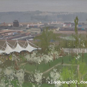 65 Yuan Yuan, Lingzhi Park, oil on canvas, 60 x 80 cm, 2010