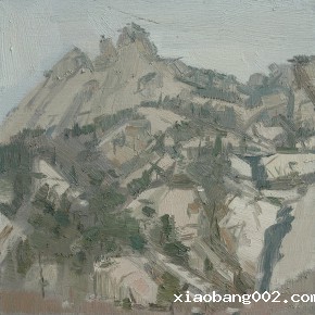 67 Yuan Yuan, In the Kunlun Mountains, oil on canvas, 2006