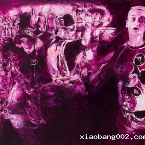 17 Kang Lei, Drama Life Series No.6, oil on canvas, 120 x 200 cm, 2012