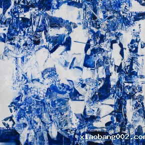 52 Kang Lei, Distance No.4, tempera, 200 x 140 cm, 2013