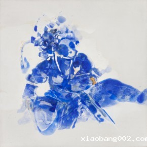 64 Kang Lei, Trace No.1, tempera, 40 x 40 cm, 2013