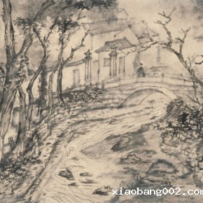 05 Qiu Ting, Copy of Retreat in Mount Bian Figure, 173 x 42 cm, 1994