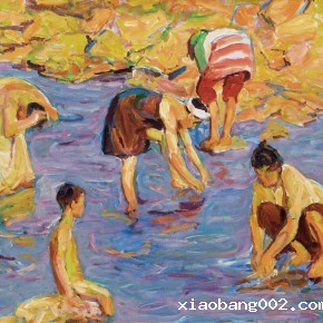 20 Luo Erchun, Watch, 75 x 80 cm, oil painting, 2014