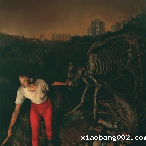 69 Lu Liang, Herding at Night, 2006