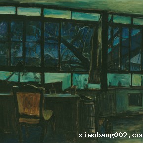 91 Lu Liang, Blue Windows, 1997