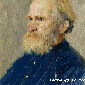 33 Luo Gongliu, The Old Man, oil on canvas, 50 x 40 cm, in the collection of Huamao Art Educational Museum in Zhejiang province