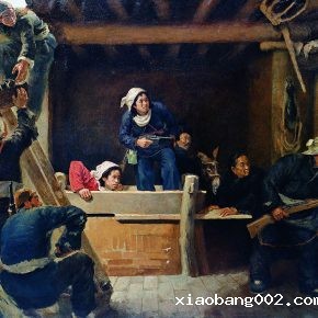 39  Luo Gongliu, Tunnel Warfare, oil on canvas, 140 x 169 cm, 1952, in the collection of National Museum of China