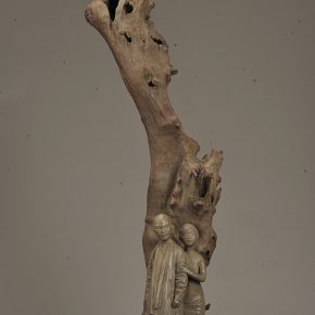 12 Lv Pinchang, Chinese Freehand Brushwork No.42, bronze, 30 x 30 x 100 cm, 2013