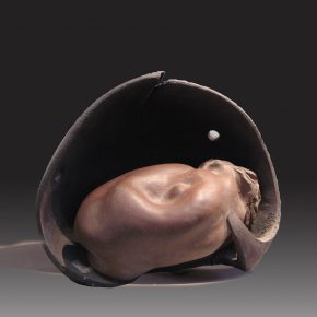 43 Lv Pinchang, Human Shape No.8, cement, 1986