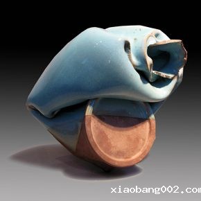 51 Lv Pinchang, Blue Form No.2, jun porcelain, 1985